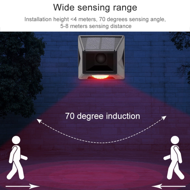 N911F 129dB Wireless Remote Control Solar Human Body Induction Sound Light Alarm N911F 129dB Wireless Remote Control Solar Human Body Induction Sound Light Alarm
